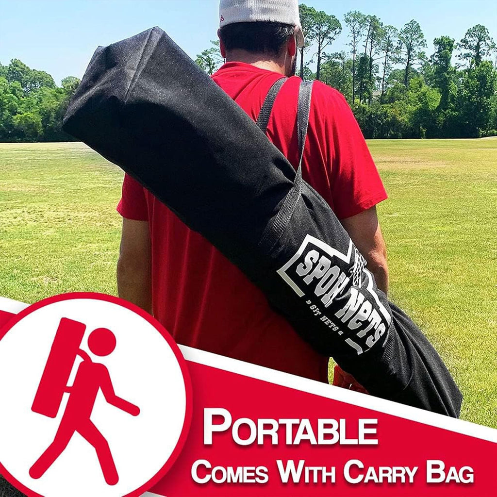 Golf Driving Practice Net, Indoor & Outdoor Ball Hitting, 10 X 7 Feet - Heavy-Duty Golf Netting for Home, Backyard, and Garage Training